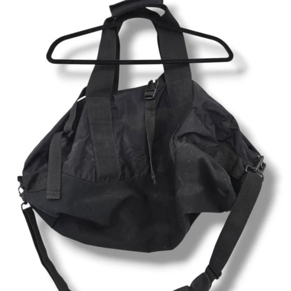 L.L.Bean Black Duffel Bag Weekend‎ Travel Bag With Initials JAW